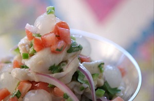 Mahi Mahi and Longan Ceviche