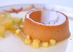 Mamey flan