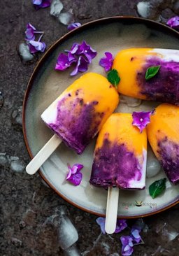 Mango Berry Popsicles