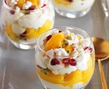 Passionfruit and Mango Eaton Mess.