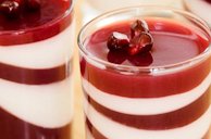 Pomegranate Lemon Panna Cotta