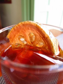 Iced cinnamon bael fruit tea, Luang Prabang, Laos