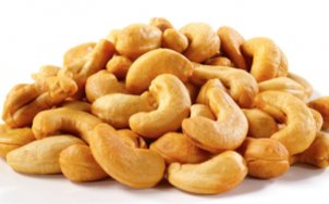 Cashews are high in potassium.