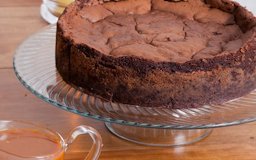 Torta de chocolate com cupuaçu